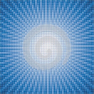 vector abstract background of blue star burst