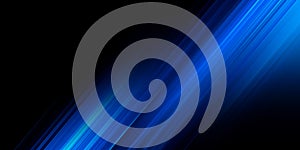 Abstract background blue stripes with blurred texture