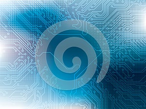 Abstract background blue technology