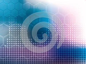 Abstract background blue technology