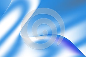 Abstract background blue wave bend with white