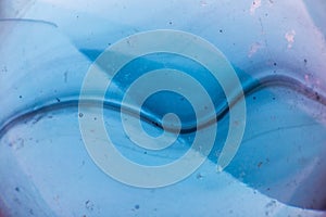 Abstract background with blue wave patterns and curves