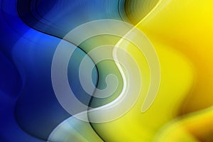 Abstract background in blue and yellow tones photo