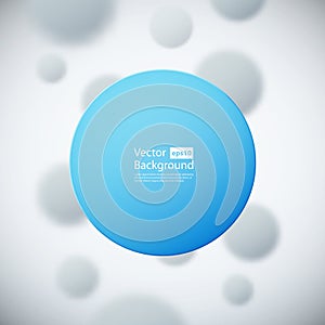 Abstract background with blured circles