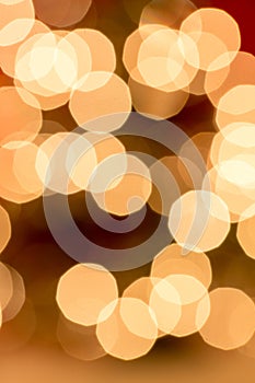 Abstract background. Blurred colorful circles bokeh of christmas