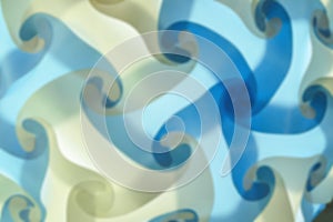 Abstract background, blurred smooth geometric shapes. white and blue, smooth gradients
