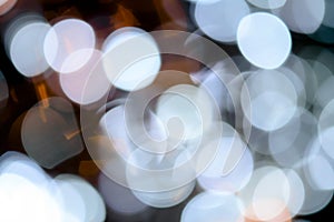 Abstract background with bokeh defocused lights and shadow