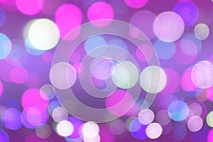 Abstract background with bokeh lights bubbles, The image background of blured bubbles lighing.