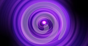 Abstract background of bright purple glowing energy magic radial circles