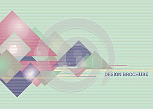 Abstract background. Bright tech geometric background made of rectangles and triangles. Corporate vector design for banner, cover