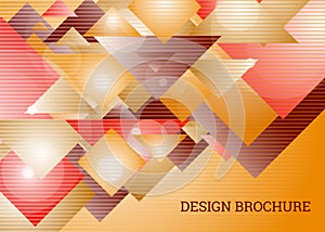 Abstract background. Bright tech geometric background made of rectangles and triangles. Corporate vector design for banner, cover