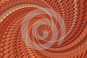 Abstract background of brown spinning vortex