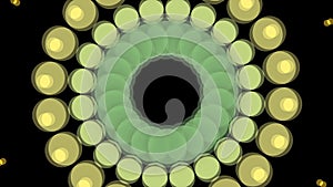Abstract background with burst circles