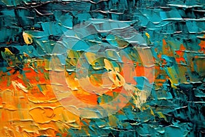 Abstract background that bursts with a full spectrum of colors and a wealth of textures.