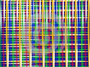 Abstract background in a cage of tubes