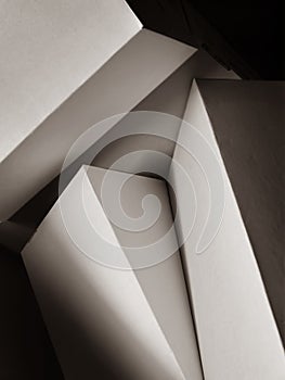 Abstract background carboard package boxes