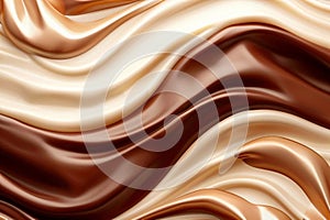 Abstract background of chocolate swirls with some smooth lines in it