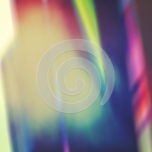 Abstract background with chromatic vintage light leak effect photo