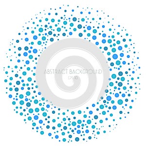 Abstract background of circle. Creative template for design.