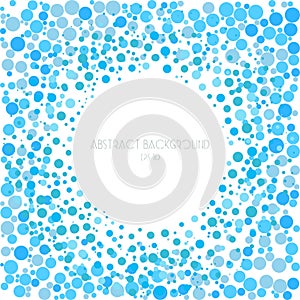 Abstract background of circle. Creative template for design.