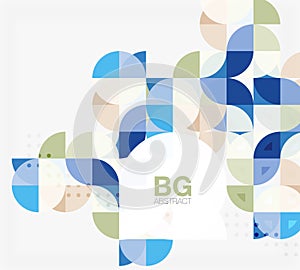 Abstract background of circle elements