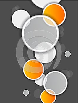 Abstract background with circles