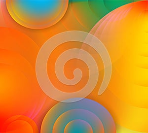 Abstract background with circles