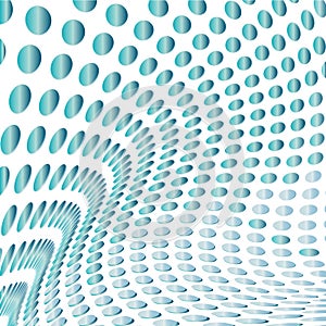 Abstract background circles blue