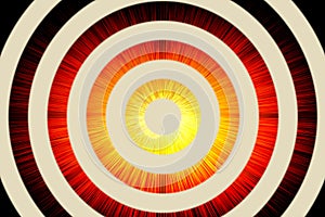 Abstract background of circles and burst