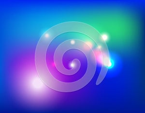 Abstract background circles glow