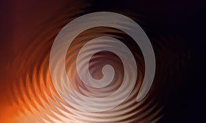 Abstract background with brown circles spiral light motion blur photo
