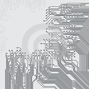 Abstract background with a circuit board texture