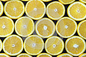 Abstract background with citrus-fruit of orange slices. Close up