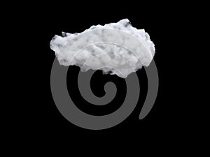 Abstract background with cloud. 3d rendering