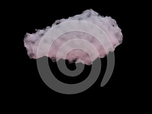 Abstract background with cloud. 3d rendering