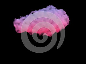 Abstract background with cloud. 3d rendering