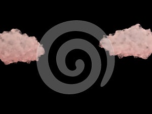 Abstract background with cloud. 3d rendering