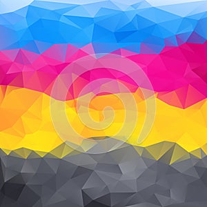 Abstract background in cmyk colors photo