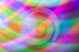 Abstract background of colored lights in a motion photo