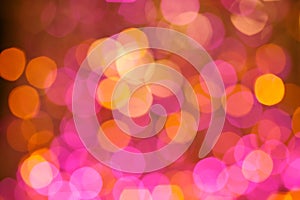 Abstract Background. Colorful bokeh in backlit