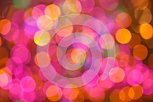 Abstract Background. Colorful bokeh in backlit