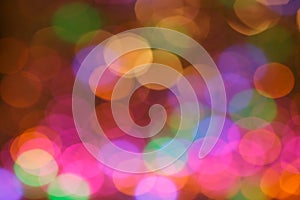 Abstract Background. Colorful bokeh in backlit