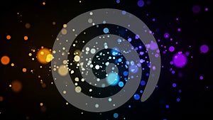 Abstract Background of Colorful Bokeh Lights on Black 20260104 535