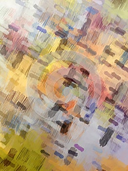 Abstract background colorful brush painting