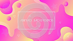 Modern abstract background.fluid shapes