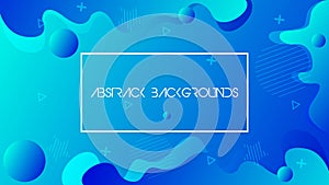 Modern abstract background.fluid shapes