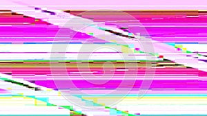 Abstract background colorful glitch artifacts