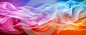 Abstract background with colorful gradient and wavy patterns creating vibrant and dynamic visual experience smooth transitions