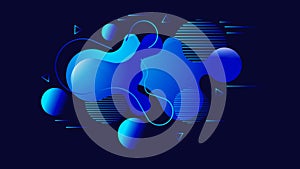 Modern abstract background.fluid shapes