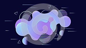 Modern abstract background.fluid shapes